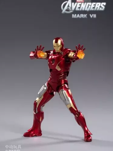 ZD TOYS - IRON MAN Avengers MARK 7 LED ( MARK VII ) with Light Up - Image 3