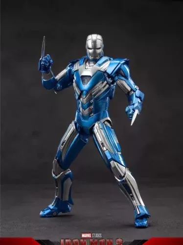 ZD TOYS - IRON MAN 3 BLUE STEEL MARK 30 (MK XXX) - Image 4