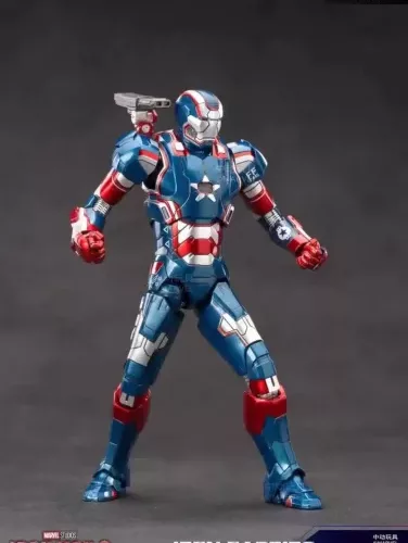 ZD TOYS - IRON PATRIOT 1.0 IRON MAN 3 COLLECTIBLE ACTION FIGURE - Image 3