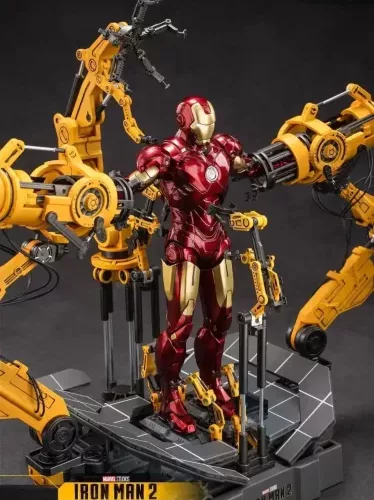 ZD TOYS - IRON MAN MARK IV SUIT-UP GANTRY (MK4) - Image 5