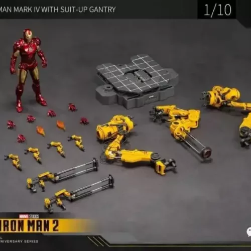 ZD TOYS - IRON MAN MARK IV SUIT-UP GANTRY (MK4) - Image 6