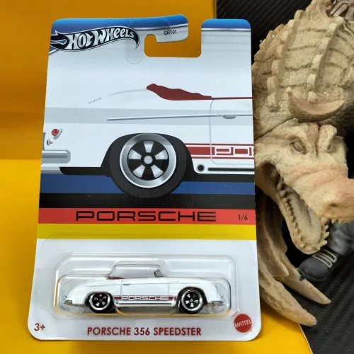 2024 PORSCHE SERIES – Hot Wheels : PORSCHE 356 SPEEDSTER (White) - Image 1