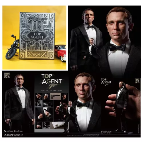 007 James Top Agent MUFF TOYS MF06 ONE:12 (6″) Action Figure Male