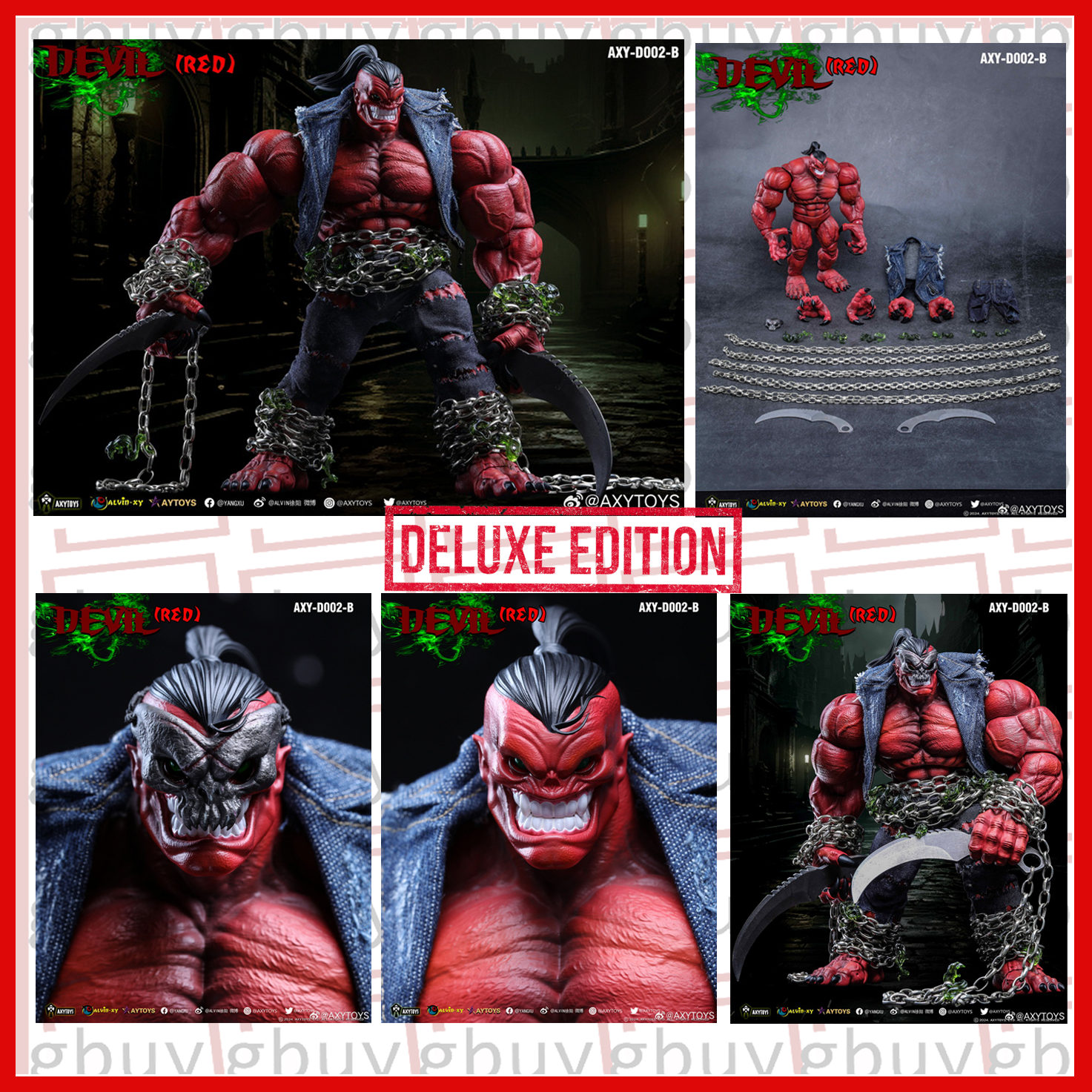AXYTOYS AXY-D002-B Devil Red Deluxe Version