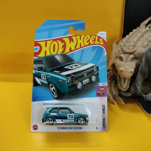 ’73 HONDA CIVIC CUSTOM – Teal – Compact Kings-090 - Image 1