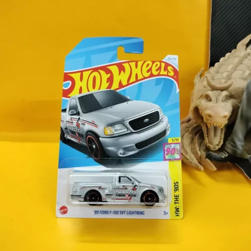 ’99 FORD F-150 SVT LIGHTNING – White – HW The 90s-210 - Image 1