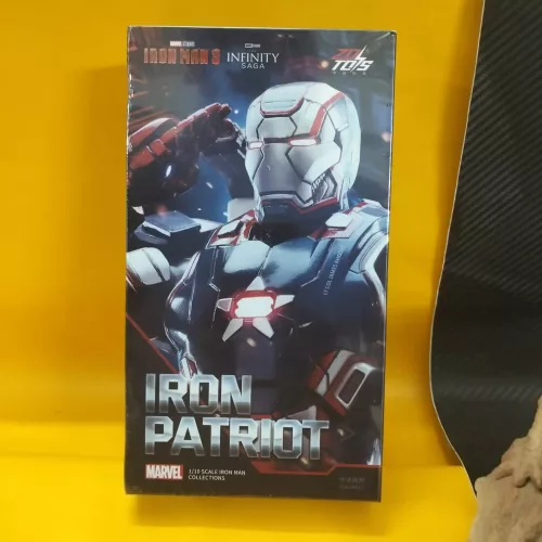 ZD TOYS - IRON PATRIOT 1.0 IRON MAN 3 COLLECTIBLE ACTION FIGURE - Image 1