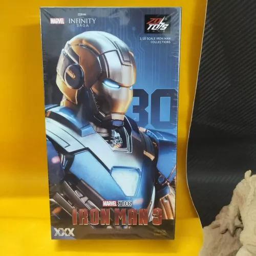 ZD TOYS - IRON MAN 3 BLUE STEEL MARK 30 (MK XXX) - Image 1