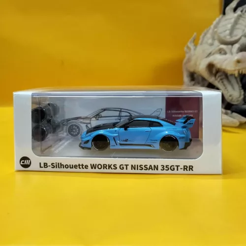 CM Model - LBWK Nissan GT-R (R35) Blue - Image 1
