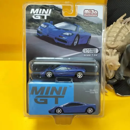 MINI GT TSM - McLaren F1 - Cobalt Blue #629 - Image 1