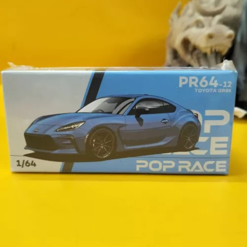 POP RACE - TOYOTA GR 86 PLAIN BLUE #12 - Image 1