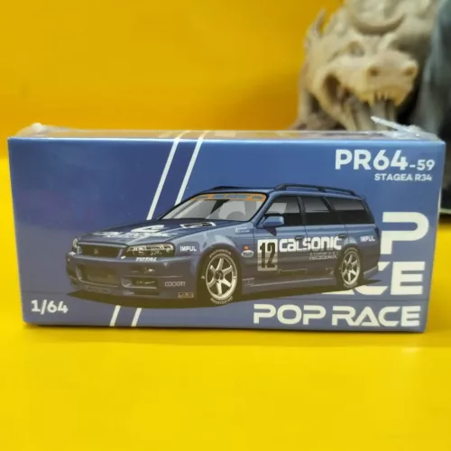 POP RACE -Nissan GT-R R34 STAGEA CALSONIC LIVERY #59 - Image 1