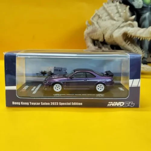 INNO64 - NISSAN SKYLINE GTR GT-R (R33)  Midnight Purple HK Toycar Salon 2023 - Image 1