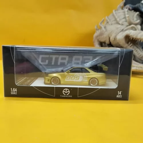 TIMEMICRO - Nissan Skyline GTR R34 ( Dark Gold ) - Image 1