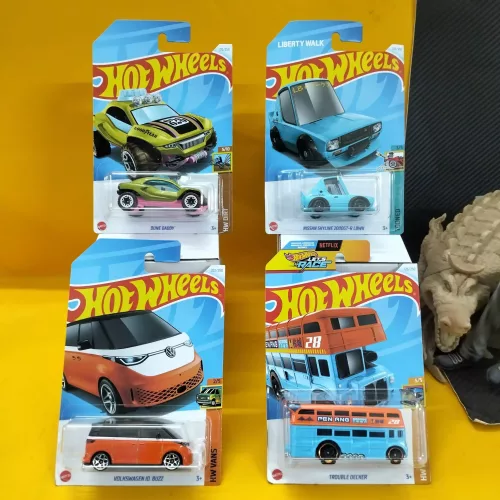 Hot wheels : 4 Cards Set Indian MRP (Mix–4) - Image 1