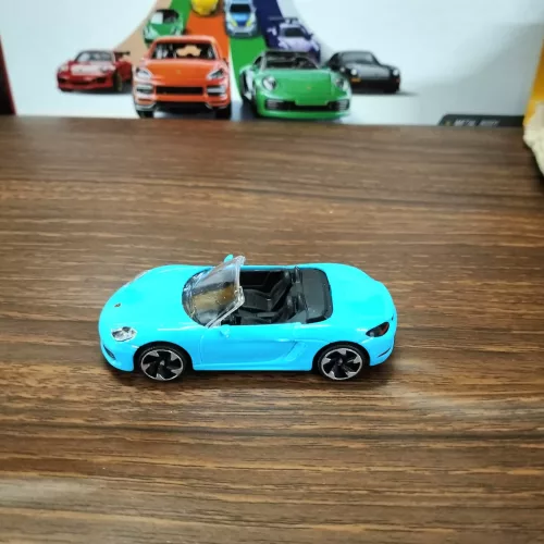 Majorette: Porsche 718 Boxster Blue UNCARDED - Image 1