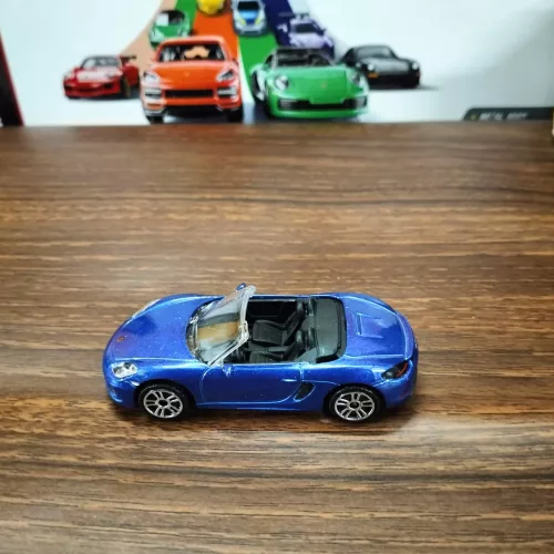 Majorette: Porsche 718 Boxster Dark Blue UNCARDED - Image 1