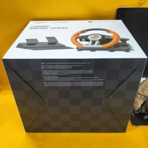 PXN V3PRO GAMING STEERING WHEEL (ORANGE) | PC, PS3, PS4, X-ONE, X-SERIES X|S, SWITCH - Image 4