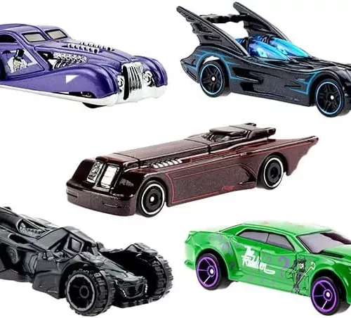 Hot Wheels : BATMAN 2022 BATMOBILE 5 Card Full Set - Image 2