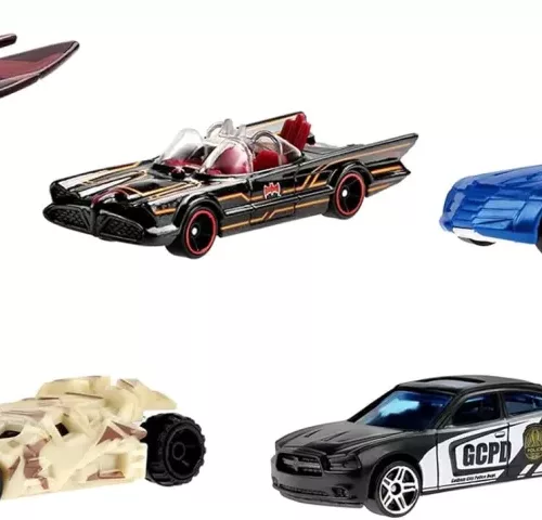 Hot Wheels : 2022 BATMAN Theme BATMOBILE 5 Card Full Set - Image 2