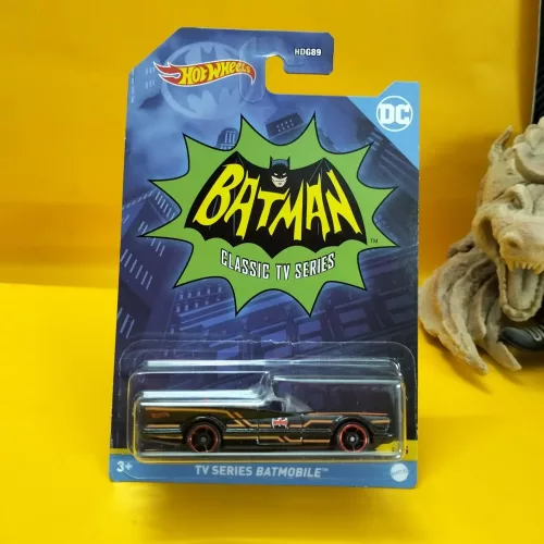 Hot Wheels Classic TV SERIES BATMOBILE (Black Metallic) Batman Series 2022 - Image 1