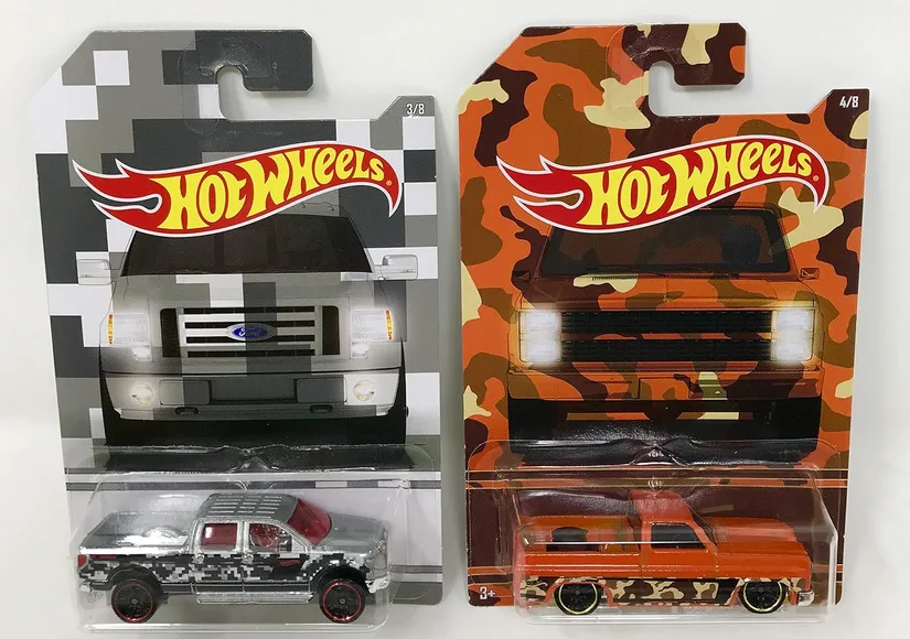 Hot Wheels 2017 Camouflage Series Bundle of 8 2-4