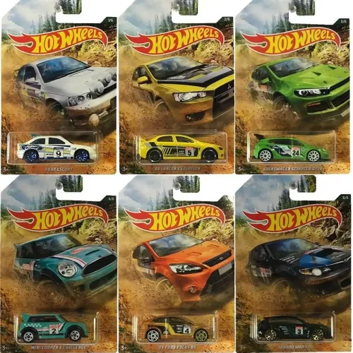 Hot Wheels : 2019 Backroad Rally Series Complete 6 Card Full Set - Image 1