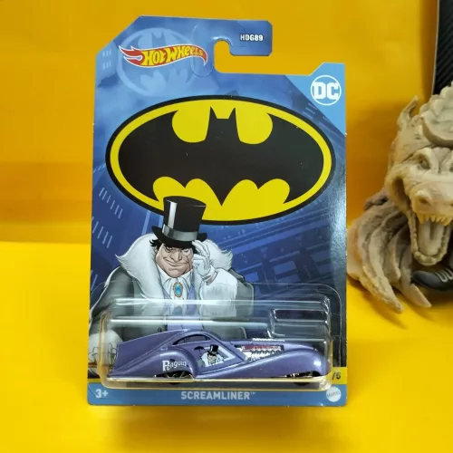 Hot Wheels Penguins Screamliner (Purple) Batman Series 2022 - Image 1
