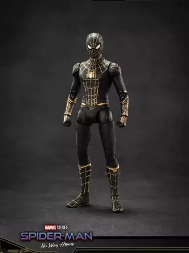 ZD TOYS - SPIDER-MAN Black and Gold Suit 1/10 Scale - Image 2