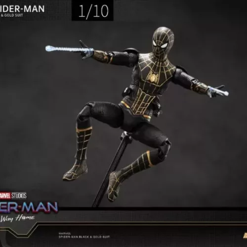 ZD TOYS - SPIDER-MAN Black and Gold Suit 1/10 Scale - Image 3