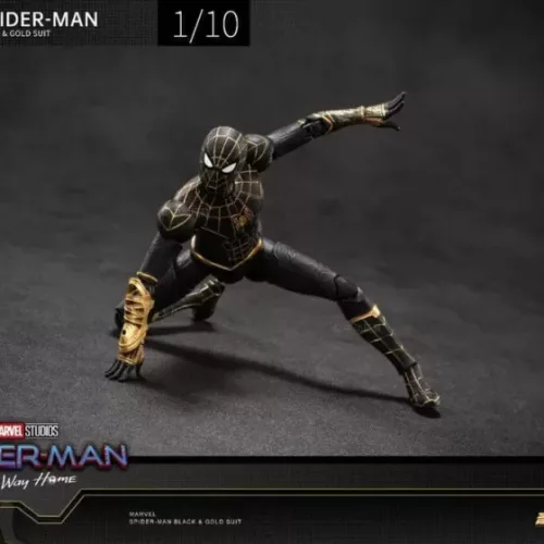 ZD TOYS - SPIDER-MAN Black and Gold Suit 1/10 Scale - Image 4