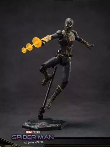 ZD TOYS - SPIDER-MAN Black and Gold Suit 1/10 Scale - Image 5