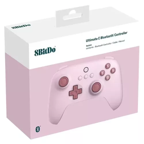 8Bitdo Ultimate C Bluetooth Controller for Switch (Pink) - Image 1