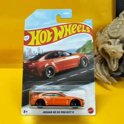 Hot Wheels -Jaguar XE SV Project 8 - Firesand Orange (Walmart Exclusive) - Image 1