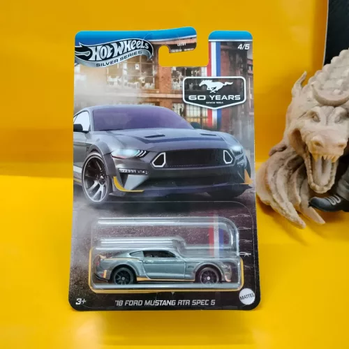 Hot Wheels (SILVER SERIES ) 2025 : '18 Ford Mustang RTR Spec 5 - Image 1
