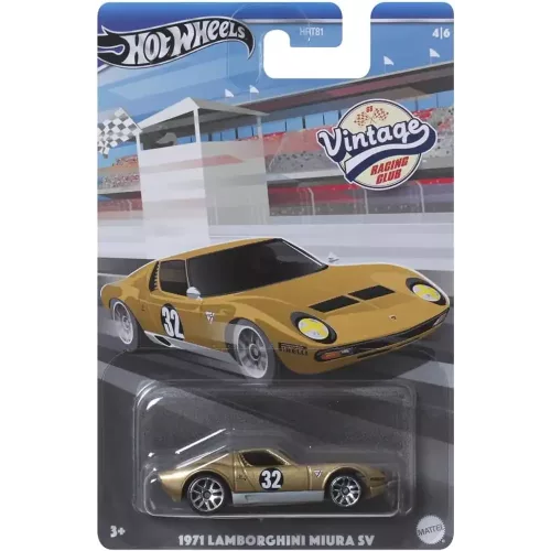 Hot Wheels Silver Series 2024 : Vintage Racing Club - 1971 Lamborghini Miura SV - Image 1