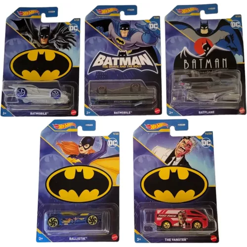 Hot Wheels : BATMAN 2023 BATMOBILE 5 Card Full Set - Image 1