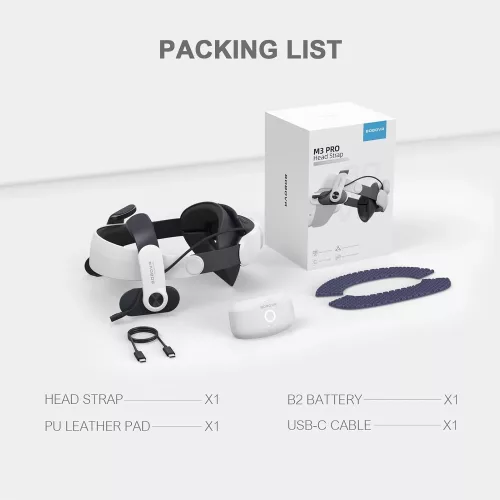 BOBOVR M3 Pro Battery Pack Head Strap For Quest 3 & 3S - Image 7