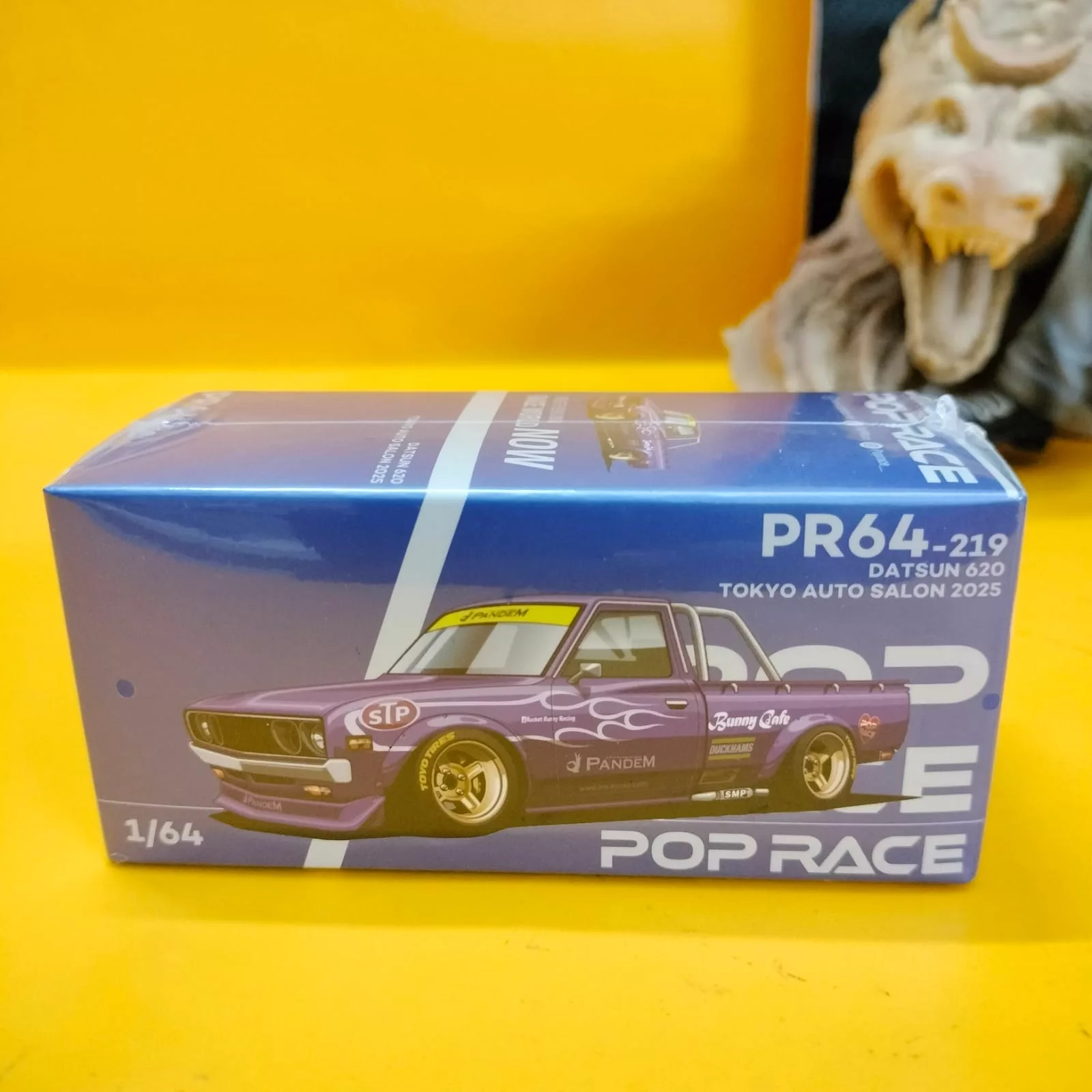 Pop Race Pr64-219 Datsun 620 Purple Chrome Pandem 2025 Tas Tokyo Auto Salon