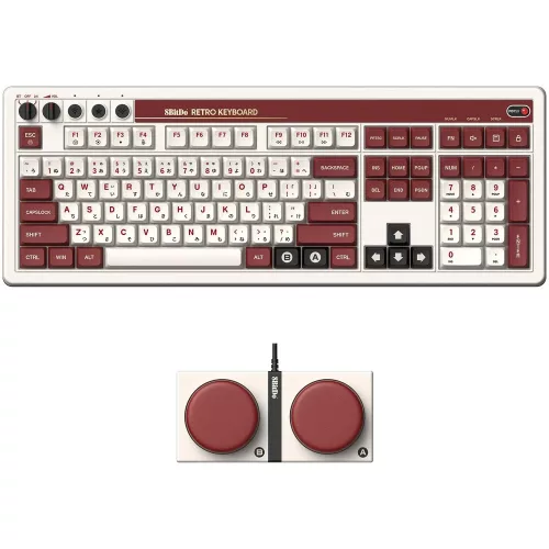 8BitDo Retro 108 Mechanical Keyboard (fami edition) - Image 2