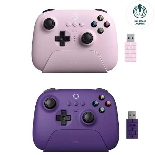 8BitDo Ultimate 2.4G Wireless Controller purple colour for [Windows / Apple / Android] - Image 2