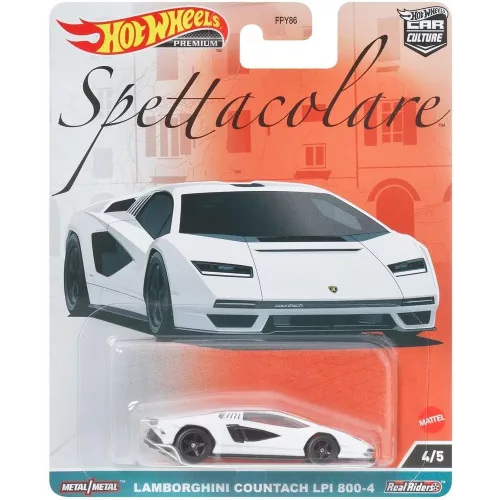 2023 Hot Wheels PREMIUM - Lamborghini Countach LPI 800-4 (White)