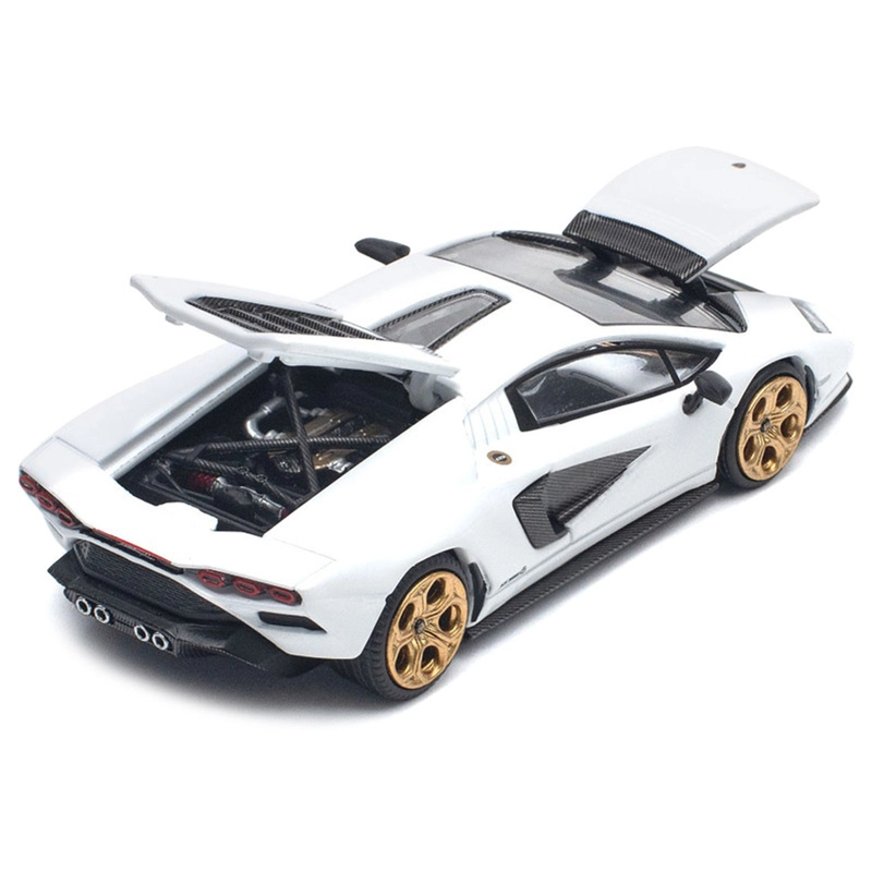 Lamborghini Countach LPI 800-4 White with Carbon Accents (opening frunk and engine compartment)