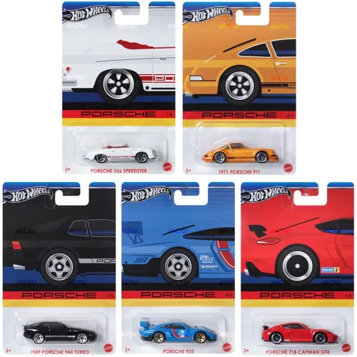 Porsche Series Set of 5 Cards - Image 1