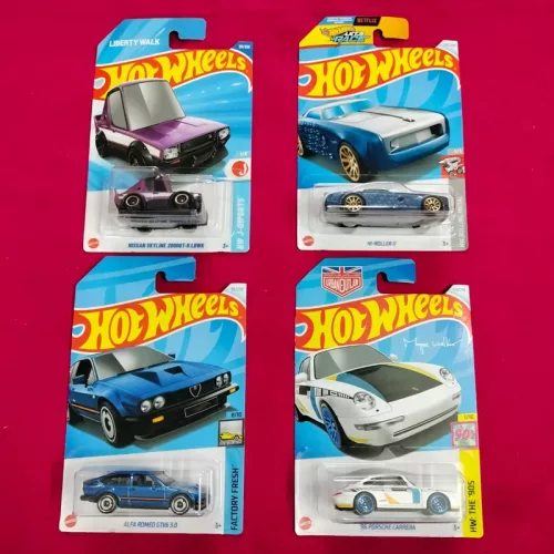 Hot Wheels : 4 Cards Set A1 - Image 1