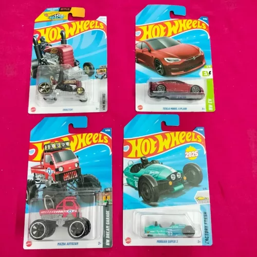 Hot Wheels : 4 Cards Set A10 - Image 1