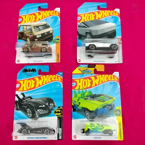 Hot Wheels : 4 Cards Set A9 - Image 1