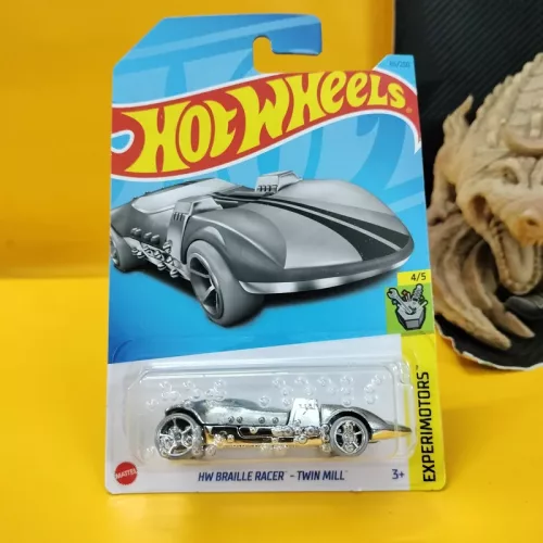 HW Braille Racer – Twin Mill (ZAMAC) #085