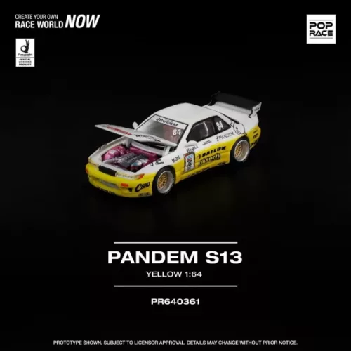 (PRE-ORDERS) PR640361: PANDEM SILVIA S13 2020 D1 LIGHTS YELLOW/WHITE - Image 1