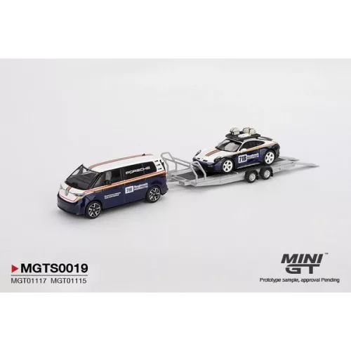(PRE-ORDERS) MGTS0019: Porsche 911 Dakar #718 Roughroads / Volkswagen ID Set - Image 1